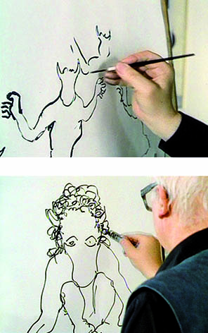 Friedrich Dürrenmatt in „Portrait eines Planeten“ von Charlotte Kerr Dürrenmatt, 1984, Video Stills © Charlotte Kerr Dürrenmatt Stiftung