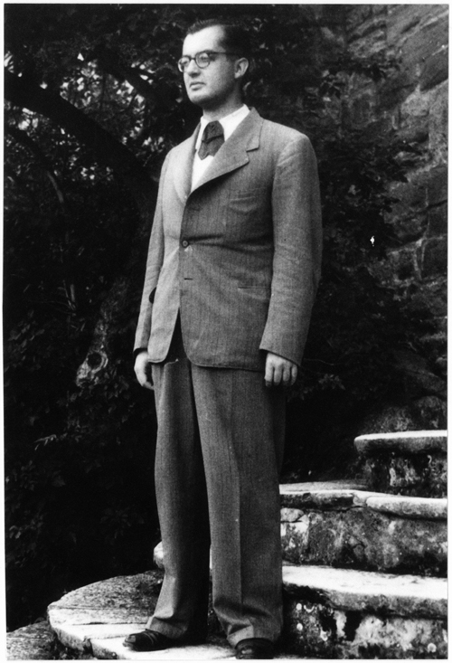 Friedrich Dürrenmatt vers1943; Photo: Archives Verena Dürrenmatt