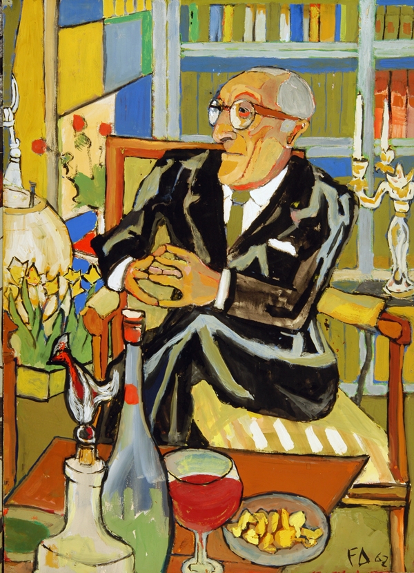 Portrait du psychiatre Otto Riggenbach, 1962